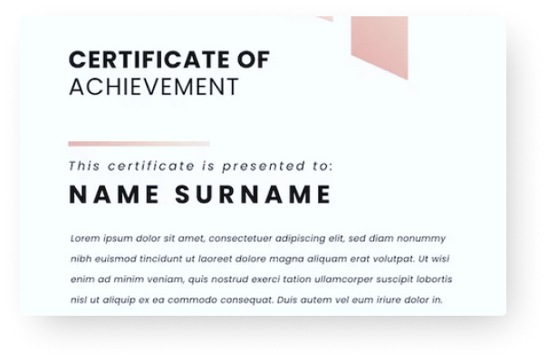 sertificate